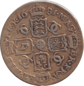 1681 SIXPENCE ( GF ) - SIXPENCE - Cambridgeshire Coins