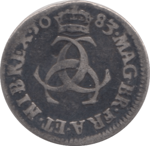 1683 MAUNDY THREEPENCE ( FINE ) - MAUNDY THREEPENCE - Cambridgeshire Coins