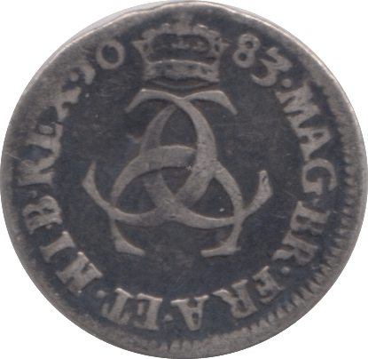 1683 MAUNDY THREEPENCE ( FINE ) - MAUNDY THREEPENCE - Cambridgeshire Coins