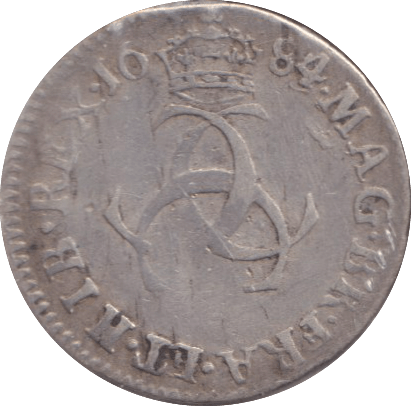 1684 MAUNDY THREEPENCE ( FINE ) - MAUNDY THREEPENCE - Cambridgeshire Coins