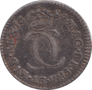 1684 MAUNDY TWOPENCE ( GVF ) - MAUNDY TWOPENCE - Cambridgeshire Coins