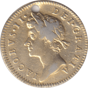 1685 HOLED MAUNDY THREEPENCE GOLD GILT ( FINE ) - MAUNDY THREEPENCE - Cambridgeshire Coins