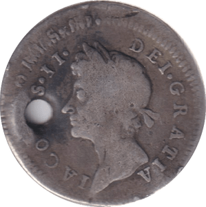 1685 MAUNDY THREEPENCE ( GF ) HOLED - MAUNDY THREEPENCE - Cambridgeshire Coins