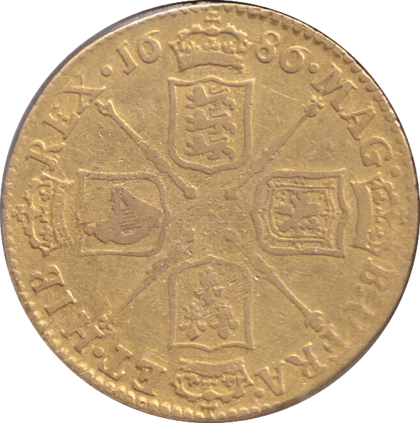 1686 GOLD GUINEA ( GF ) - GUINEAS - Cambridgeshire Coins