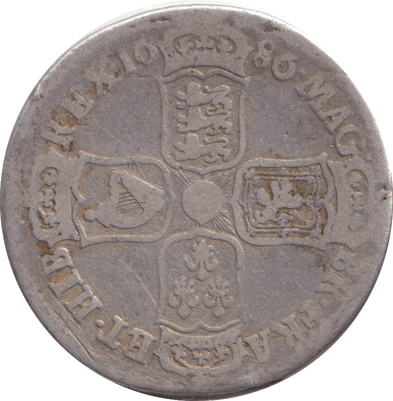 1686 HALFCROWN ( NF ) - HALFCROWN - Cambridgeshire Coins