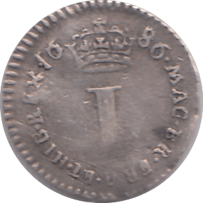 1686 MAUNDY ONE PENNY ( FINE ) - MAUNDY ONE PENNY - Cambridgeshire Coins