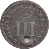 1686 MAUNDY THREEPENCE ( GF ) - MAUNDY THREEPENCE - Cambridgeshire Coins