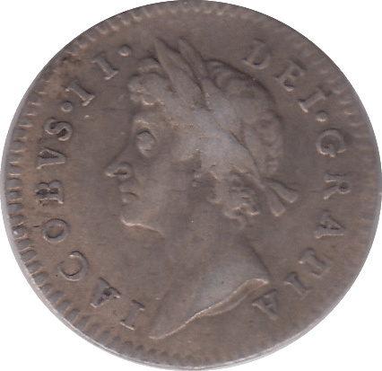 1686 MAUNDY THREEPENCE ( VF ) - MAUNDY THREEPENCE - Cambridgeshire Coins