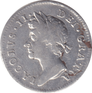1686 MAUNDY THREEPENCE ( VF ) - MAUNDY THREEPENCE - Cambridgeshire Coins