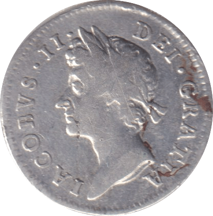 1686 MAUNDY THREEPENCE ( VF ) - MAUNDY THREEPENCE - Cambridgeshire Coins