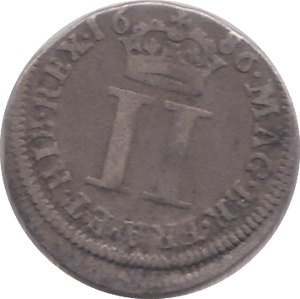 1686 MAUNDY TWOPENCE ( VF ) - MAUNDY TWOPENCE - Cambridgeshire Coins