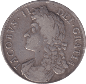 1687 CROWN ( FINE ) - CROWN - Cambridgeshire Coins
