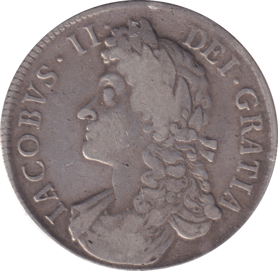 1687 CROWN ( FINE ) - CROWN - Cambridgeshire Coins