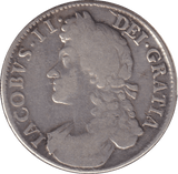 1687 CROWN ( FINE ) - WORLD COINS - Cambridgeshire Coins
