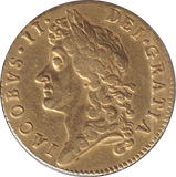 1687 GOLD ONE GUINEA JAMES II - JAMES II - Cambridgeshire Coins