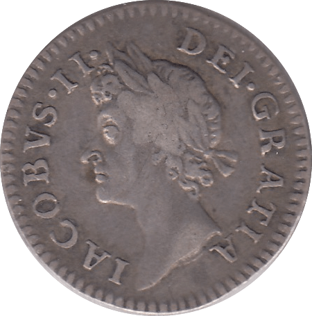 1687 MAUNDY FOURPENCE ( GF ) - MAUNDY FOURPENCE - Cambridgeshire Coins
