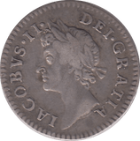 1687 MAUNDY FOURPENCE ( GF ) - MAUNDY FOURPENCE - Cambridgeshire Coins