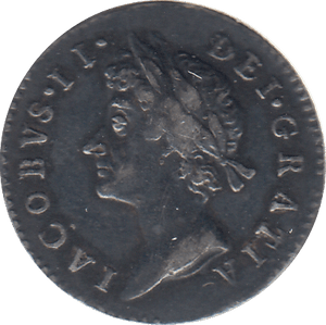 1687 MAUNDY THREEPENCE ( EF ) - MAUNDY THREEPENCE - Cambridgeshire Coins