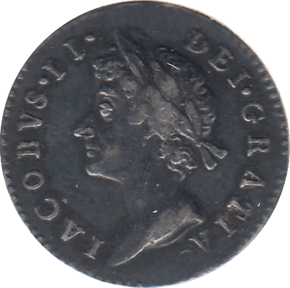 1687 MAUNDY THREEPENCE ( EF ) - MAUNDY THREEPENCE - Cambridgeshire Coins