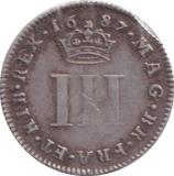 1687 MAUNDY THREEPENCE ( GF ) - MAUNDY THREEPENCE - Cambridgeshire Coins