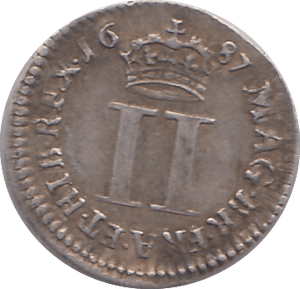 1687 MAUNDY TWOPENCE ( VF ) - MAUNDY TWOPENCE - Cambridgeshire Coins