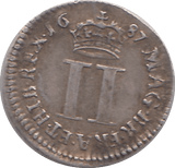 1687 MAUNDY TWOPENCE ( VF ) - MAUNDY TWOPENCE - Cambridgeshire Coins