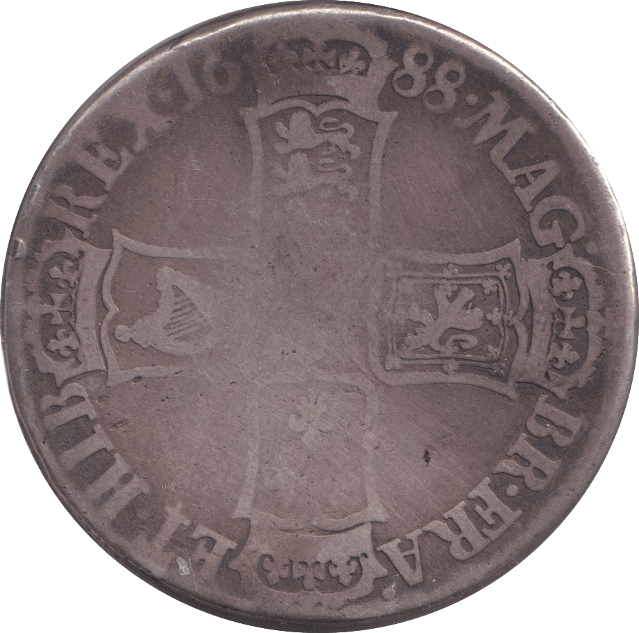 1688 CROWN ( FAIR ) - CROWN - Cambridgeshire Coins