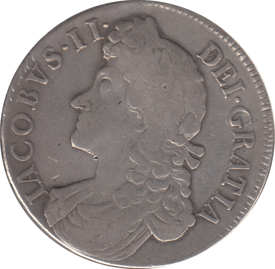 1688 CROWN ( GF ) TERTIO - CROWN - Cambridgeshire Coins