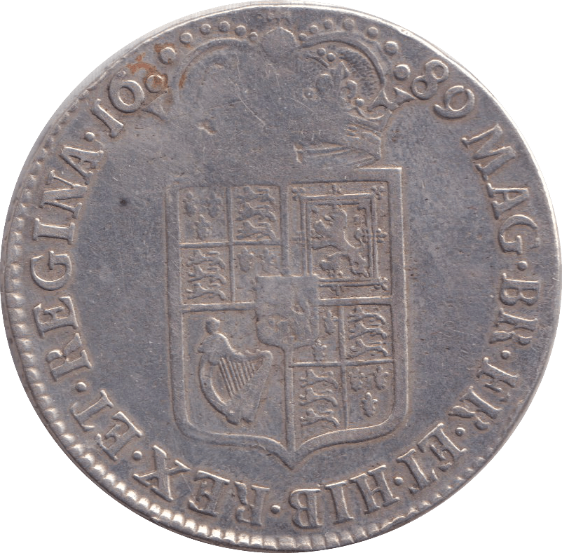 1689 HALFCROWN CEALNED ( GF ) - HALFCROWN - Cambridgeshire Coins