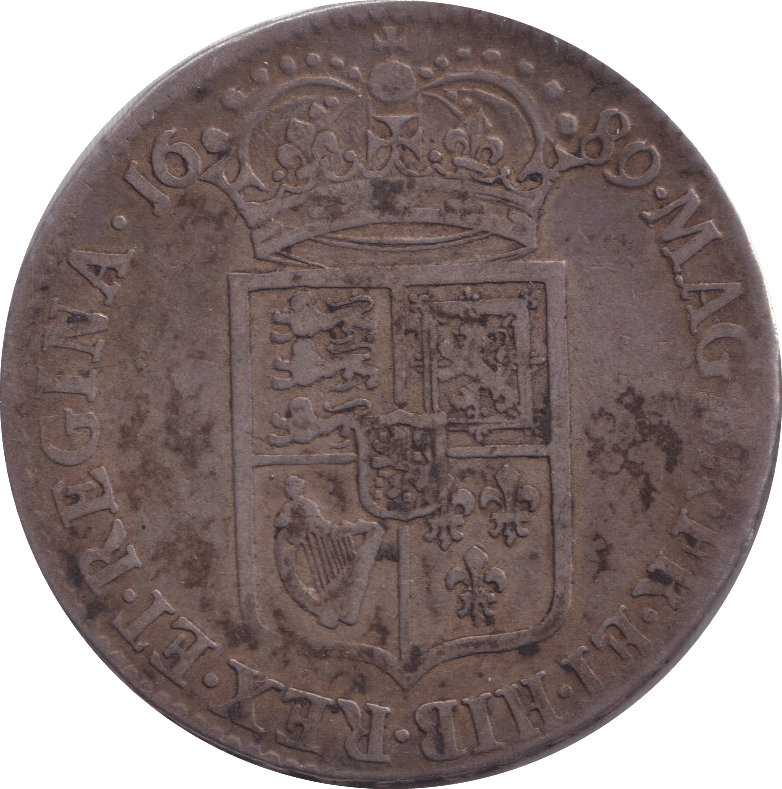 1689 HALFCROWN ( GF ) - HALFCROWN - Cambridgeshire Coins