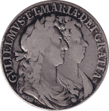 1689 HALFCROWN ( GF ) - HALFCROWN - Cambridgeshire Coins