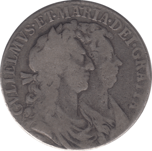 1689 HALFCROWN ( GF ) - HALFCROWN - Cambridgeshire Coins