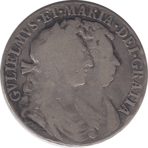 1689 HALFCROWN ( GF ) - Halfcrown - Cambridgeshire Coins