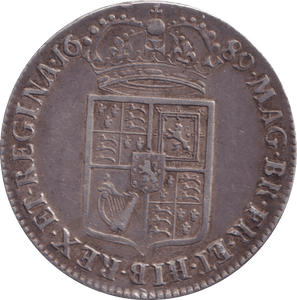 1689 HALFCROWN ( GVF ) - HALFCROWN - Cambridgeshire Coins
