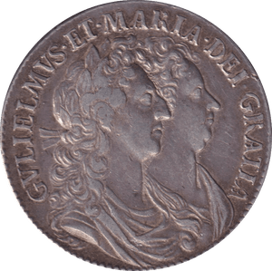 1689 HALFCROWN ( GVF ) - HALFCROWN - Cambridgeshire Coins