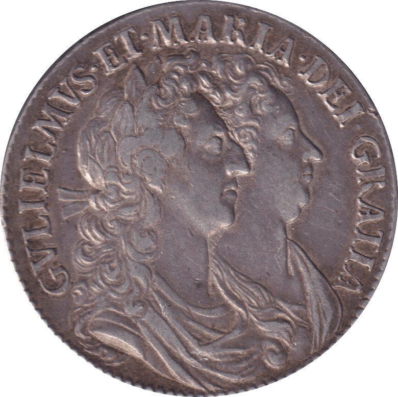 1689 HALFCROWN ( GVF ) - HALFCROWN - Cambridgeshire Coins