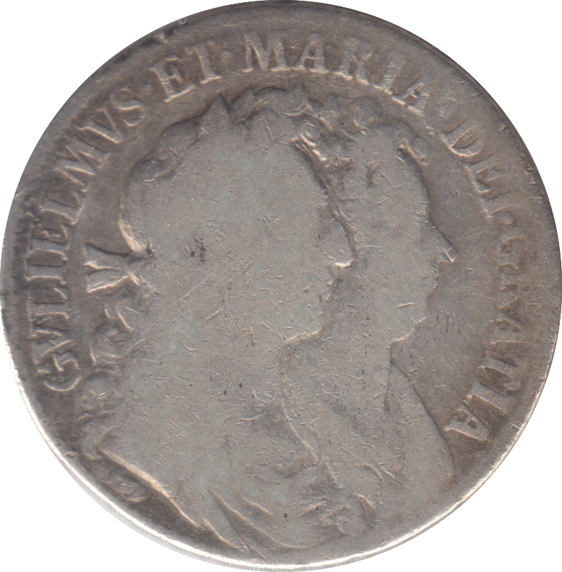 1689 HALFCROWN ( NF ) - HALFCROWN - Cambridgeshire Coins