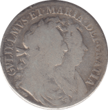 1689 HALFCROWN ( NF ) - HALFCROWN - Cambridgeshire Coins