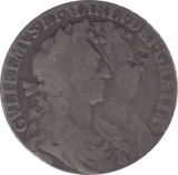 1689 HALFCROWN ( NF ) - HALFCROWN - Cambridgeshire Coins