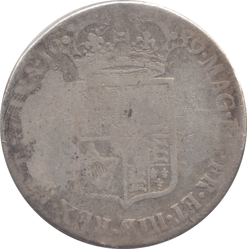 1689 HALFCROWN ( NF ) - HALFCROWN - Cambridgeshire Coins