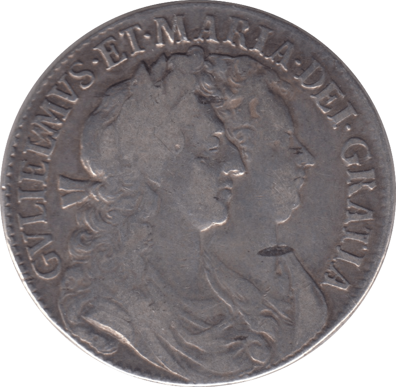 1689 HALFCROWN ( VF ) - Halfcrown - Cambridgeshire Coins