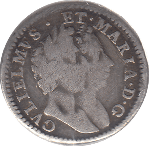 1689 MAUNDY FOURPENCE F47 ( FINE ) - MAUNDY FOURPENCE - Cambridgeshire Coins