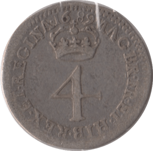 1689 MAUNDY FOURPENCE ( NF ) - MAUNDY FOURPENCE - Cambridgeshire Coins