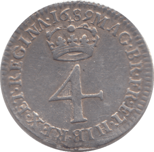 1689 MAUNDY FOURPENCE ( VF ) - MAUNDY FOURPENCE - Cambridgeshire Coins