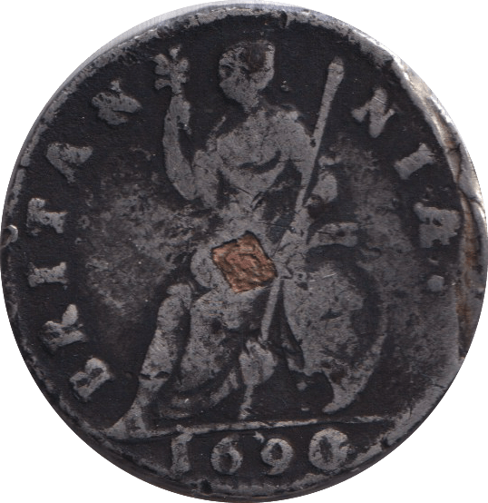 1690 FARTHING ( FINE ) - FARTHING - Cambridgeshire Coins