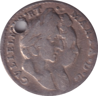 1691 MUANDY TWOPENCE ( FINE ) HOLED - MAUNDY TWOPENCE - Cambridgeshire Coins