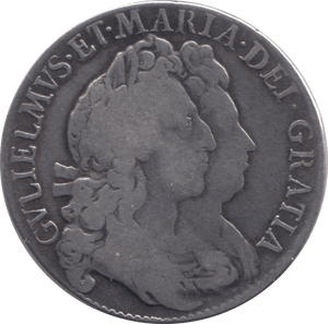 1692 HALFCROWN ( GF ) - Halfcrown - Cambridgeshire Coins