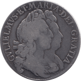 1692 HALFCROWN ( GF ) - Halfcrown - Cambridgeshire Coins