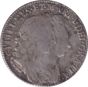 1693 SHILLING ( VF ) - SHILLING - Cambridgeshire Coins