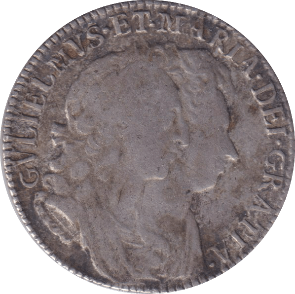 1693 SHILLING ( VF ) - SHILLING - Cambridgeshire Coins